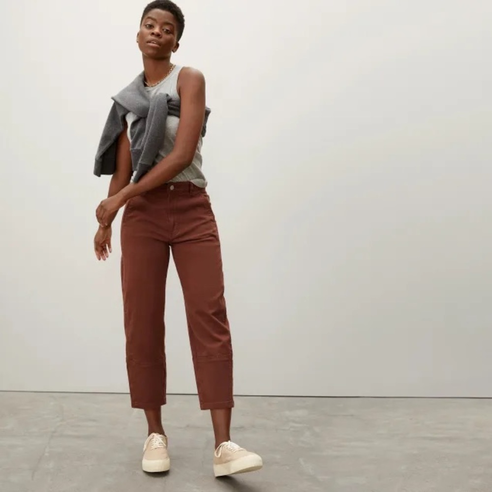 The Utility Barrel Pant (Rosewood Size 8)
